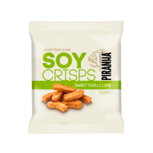 Piranha Soy Crisps, Sweet Chilli Lime, 23g - 100Pack