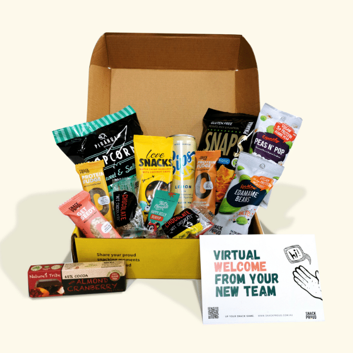 Snack Proud Welcome to the team box